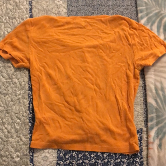 Extra small/small orange Garage crop top. - Picture 4 of 4